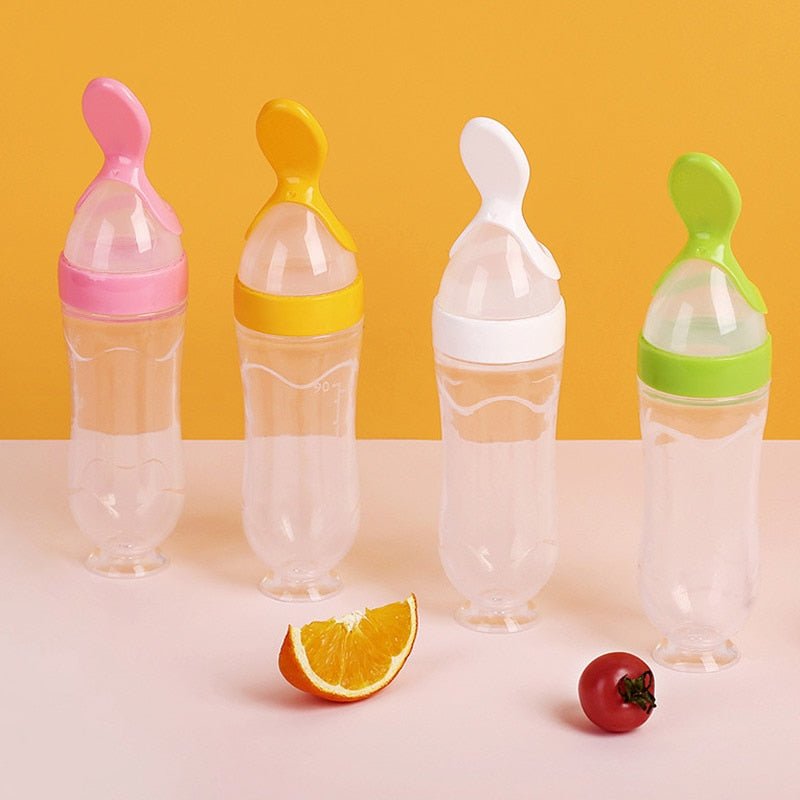 Biberon avec cuillère pour nouveau-né | EasyBottle™ - Babydelicate