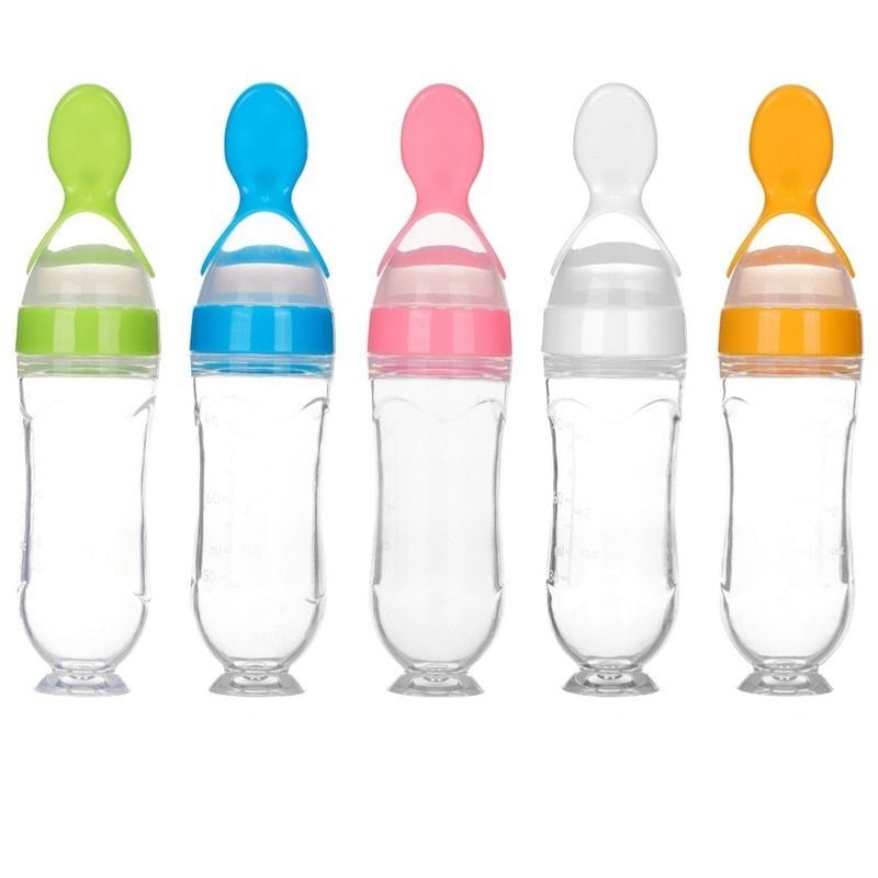 Biberon avec cuillère pour nouveau-né | EasyBottle™ - Babydelicate