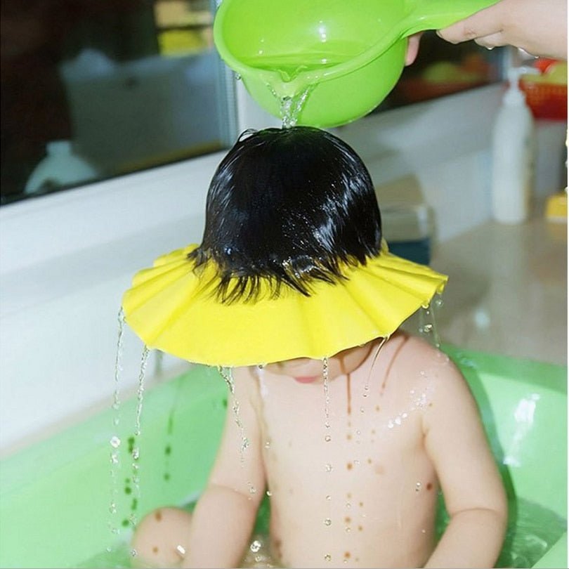 Visière chapeau pour douche bébé I ShampooCap™ - Babydelicate